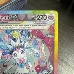 Pokemon TCG Sylveon EX Card Sir 156/131 Prismatic Evolutions English - Image 2
