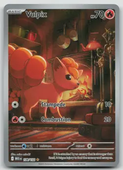 Vulpix Illustration Rare - Mega Evolutions - Near Mint- 138/132 - Pokemon TCG - Image 1