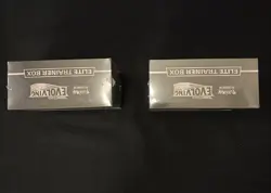 Pokemon TCG Sword & Shield Evolving Skies Elite Trainer Box Set of 2 ETBs Sealed - Image 3