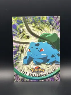 Topps Pokemon TCG Bulbasaur 01 Pokemon Topps Series 1 English 1999 - NM - Image 1