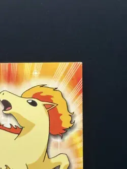 #77 Ponyta - Pokemon 2000 Topps Pokemon TV Animation Edition - BLUE LABEL - NM - Image 3