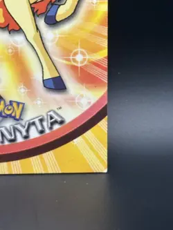 #77 Ponyta - Pokemon 2000 Topps Pokemon TV Animation Edition - BLUE LABEL - NM - Image 4