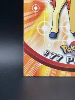 #77 Ponyta - Pokemon 2000 Topps Pokemon TV Animation Edition - BLUE LABEL - NM - Image 5