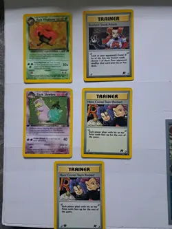 5 Pokemon Holo Cards Base Set 2 - Image 1