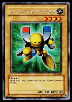 Beta the Magnet Warrior - DOR-002 NM Secret Rare Duelist of the Roses Yu-Gi-Oh - Image 1