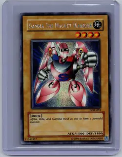 Gamma the Magnet Warrior DOR-003 SEC Duelist of the Roses Yu-Gi-Oh Unlimited NM - Image 1