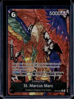 ST. MARCUS MARS - OP13-091 Alt Art - One Piece Card Game - Carrying on His Will - Image 1