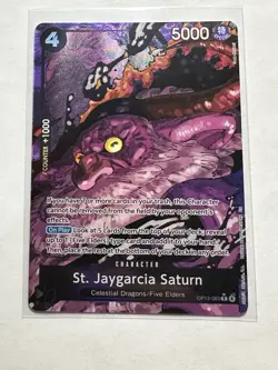 One Piece CCG St. Jaygarcia Saturn OP13-083 Alt Art - English - NM - Image 1