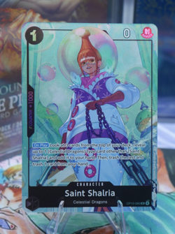 Saint Shalria One Piece TCG OP13-086 Pre Best Selection Vol. 5 English Alt Promo - Image 1