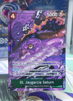 One Piece TCG St. Jaygarcia Saturn (Alternate Art) OP13-083 Carrying On His Will - Image 1