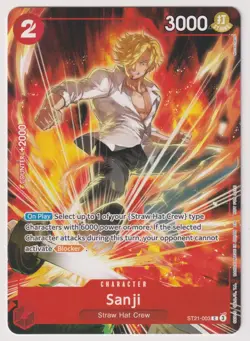 Sanji ST21-003 Alt Art Promo NM One Piece TCG English - Image 1