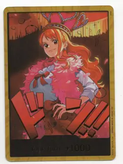 One Piece: Extra Booster: Heroines Edition *Foil* DON!! Card (Nami) (Gold) - Image 1