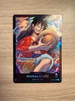 Monkey D. Luffy - ST08-001 Leader Foil - Starter Deck 8 - One Piece NM - Image 1