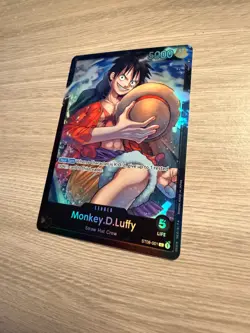 Monkey D. Luffy - ST08-001 Leader Foil - Starter Deck 8 - One Piece NM - Image 3