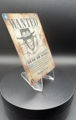 One Piece OP13-119 Portgas D. Ace Wanted Dead or Alive Alt Art NM English - Image 3