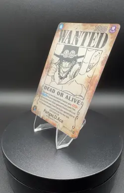 One Piece OP13-119 Portgas D. Ace Wanted Dead or Alive Alt Art NM English - Image 4