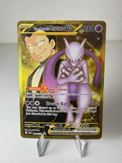 Team Rocket's Mewtwo ex - Hyper Rare SV10: Destined Rivals 240/182 Pokemon - Image 3