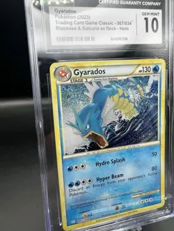 GYARADOS 007/034 POKEMON BLASTOISE & SUICUNE EX DECK CGC 10 HOLO - Image 4