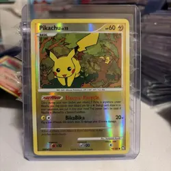 Pokemon Card - Pikachu Mysterious Treasures 94/123 Reverse Holo Common - Image 1