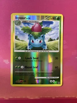 Pokemon Card Ivysaur Secret Wonders Reverse Holo 51/132 Near Mint - Image 1