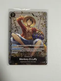 P-075 Monkey.D.Luffy Promo Card TS-02 Tin Set 02 ENGLISH SEALED - Image 1