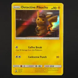Detective Pikachu SM190 - Black Star Promo - Pokemon Card - Image 1
