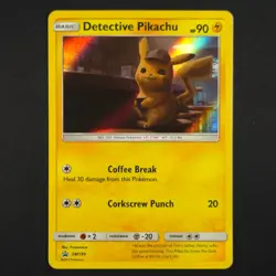 Detective Pikachu SM190 - Black Star Promo - Pokemon Card - Image 3