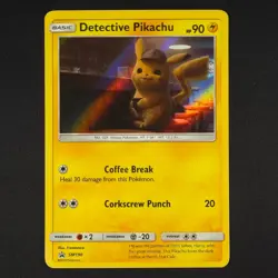 Detective Pikachu SM190 - Black Star Promo - Pokemon Card - Image 5