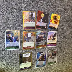59 One Piece Card Lot Foils Nonfoil Luffy Trafalgar Zoro Sanji+ English Japanese - Image 5