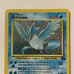 Pokemon Articuno Fossil 2/62 Holo Rare Unlimited 70 HP Basic English Card - Image 3