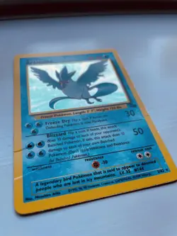 ARTICUNO HOLO FOSSIL POKEMON CARD - Image 3