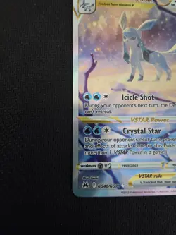 Pokemon Card- Glaceon VSTAR GG40/GG70 Crown Zenith: Galarian Gallery Holo - Image 5