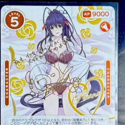 Signed OSICA High School DxD HERO Akeno Himejima 0033 AP9000 Card - Image 1
