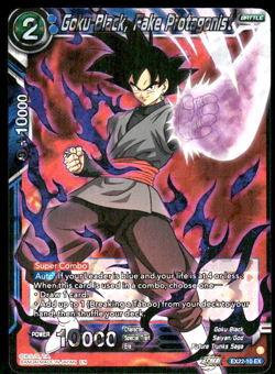 Goku Black, Fake Protagonist Holo Dragon ball Z TCG trading card - Image 1