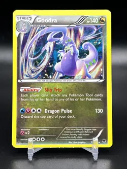 Goodra XY Phantom Forces 77/119 Cosmos Holo Rare Card - Image 1