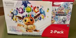 Pokemon Prismatic Evolutions Elite Trainer Box and Booster Bundle Costco 2-Pack - Image 1