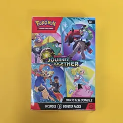 Pokemon TCG Scarlet & Violet Journey Together Booster Bundle 6 Packs Sealed - Image 1