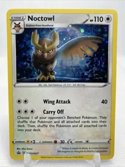 Noctowl SWSH027 SWSH: Sword & Shield Promo Cards Holo - Image 1