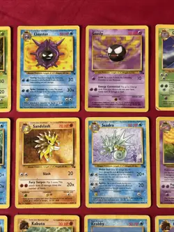 Fossil Set Pokemon Cards X33 Good Condition Vintage (P15) - Image 3