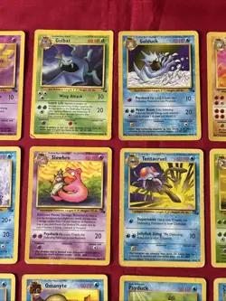 Fossil Set Pokemon Cards X33 Good Condition Vintage (P15) - Image 4