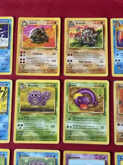 Fossil Set Pokemon Cards X33 Good Condition Vintage (P15) - Image 5
