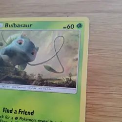Bulbasaur 1/18 Common Holo Detective Pikachu Pokemon Card - Image 3