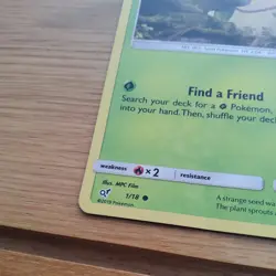 Bulbasaur 1/18 Common Holo Detective Pikachu Pokemon Card - Image 5