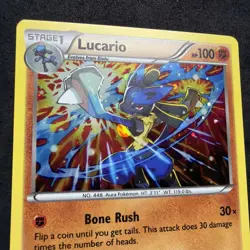 Lucario XY140 Holo Promo XY Promo Pokemon Near Mint - Image 2