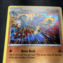 Lucario XY140 Holo Promo XY Promo Pokemon Near Mint - Image 4
