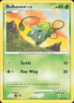 Bulbasaur 93/147 Common Supreme Victors Pokemon Near Mint - Image 1