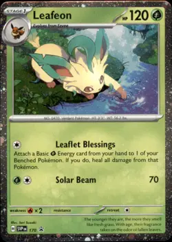 Leafeon (Cosmos Holo) 170 Holo Promo Scarlet & Violet Promo Pokemon Holo NM - Image 1