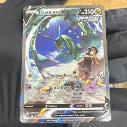 Rayquaza V 194/203 Evolving Skies Ultra Rare Alternate Full Art Holo 210 HP Eng - Image 3