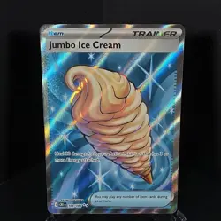 Pokemon Jumbo Ice Cream full art Holo Trainer 109/086 Me:04 chaos rising - Image 2