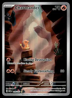 Charmander 168/165 Illustration Rare 151 Pokemon - Image 1